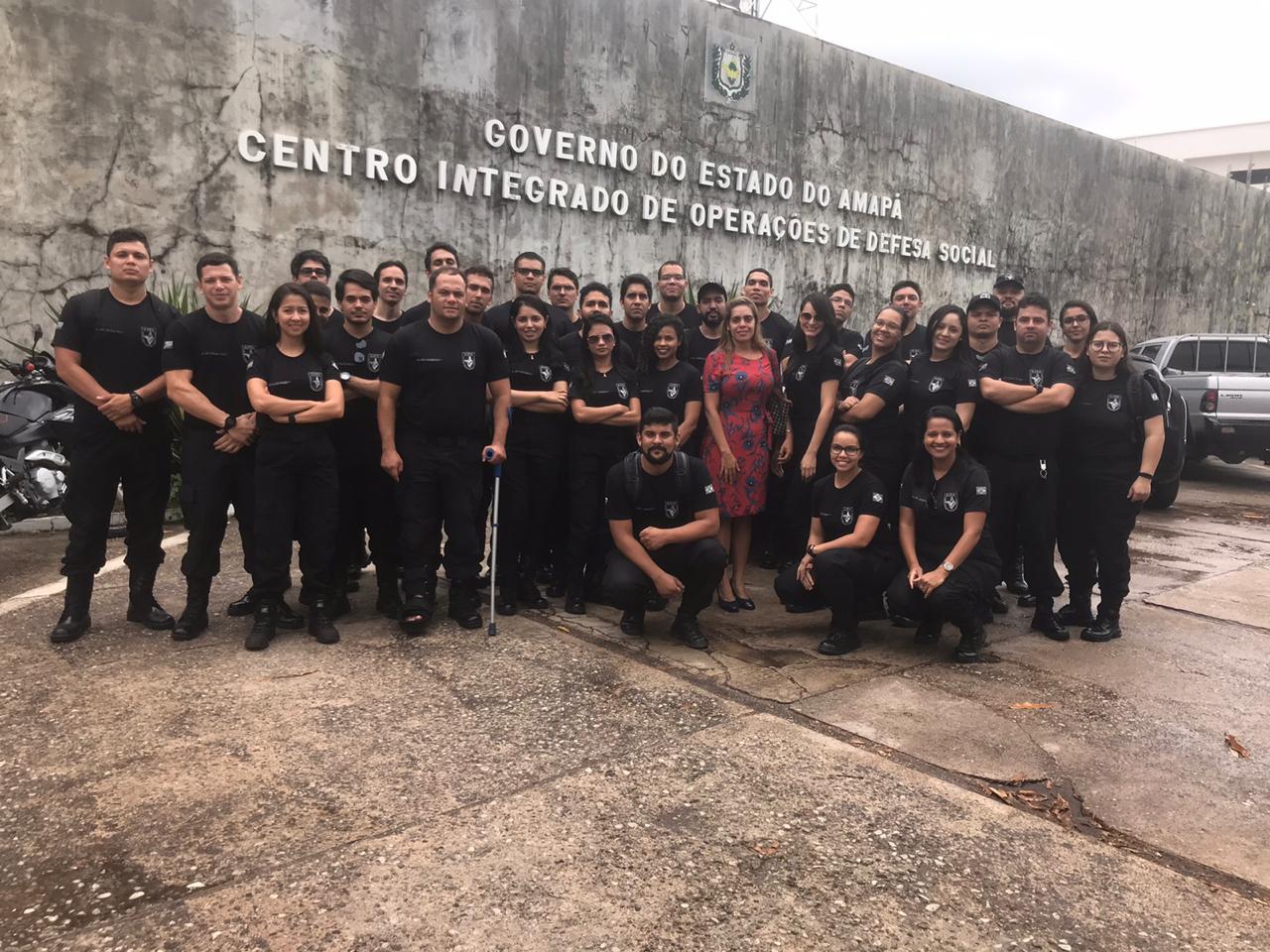 ALUNOS OFICIAIS E DELEGADOS DO CURSO DE FORMAÇÃO DA POLÍCIA CIVIL REALIZAM ATIVIDADE PRÁTICA E INTERDISCIPLINAR NO CIODES